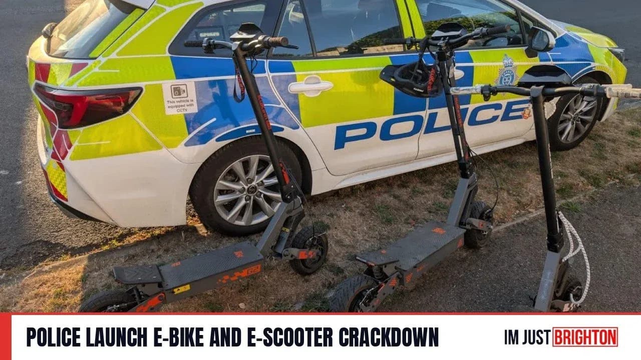 Sussex Police Operation Scramble: E-Bike and E-Scooter Reports Up 53.7% in a Year