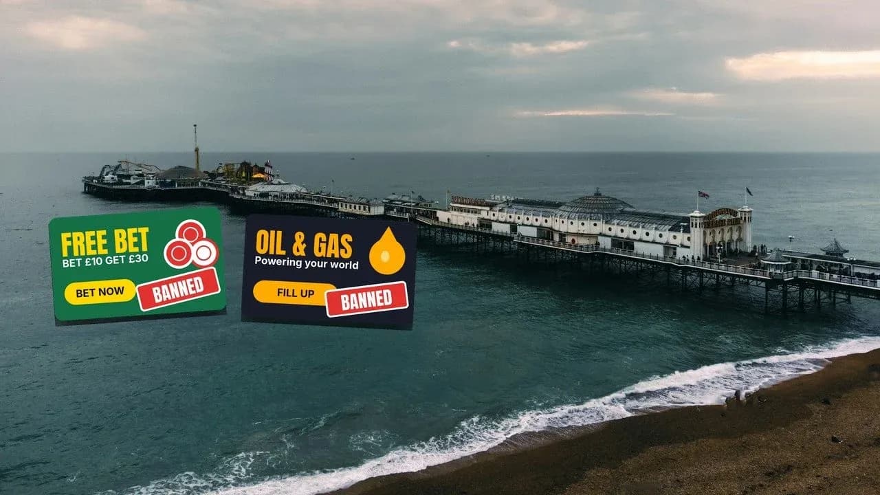 Brighton Council Bans Gambling and Fossil Fuel Adverts on Its Advertising Sites