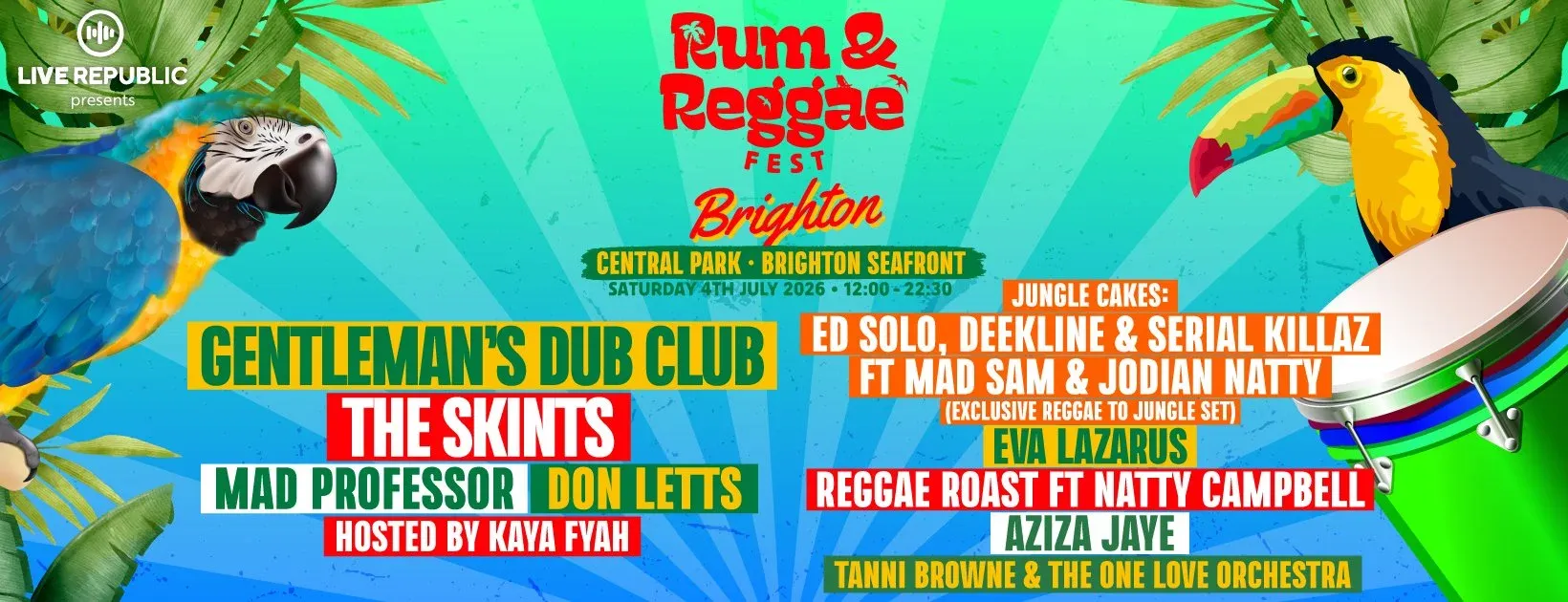 Rum and Reggae Fest brings a full day of sunshine sound to Brighton seafront