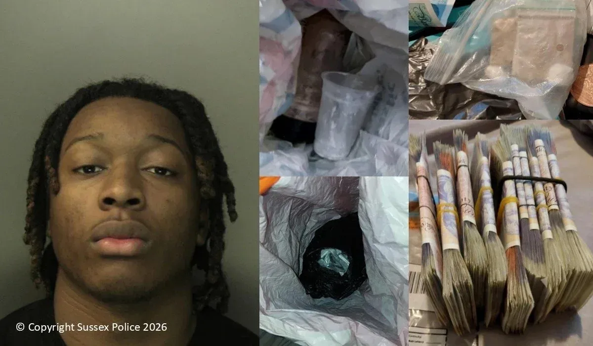 Brighton ‘Ash’ Drug Line Controller Jailed for Seven and a Half Years
