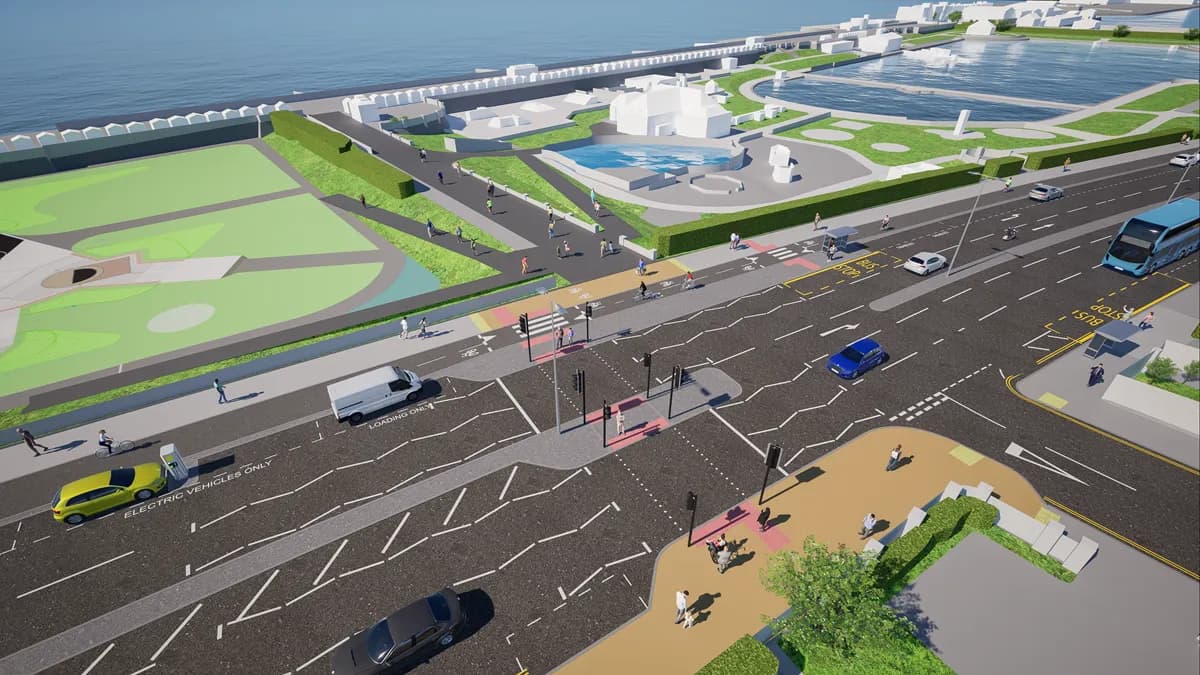 A259 Hove to Portslade Active Travel Scheme: Construction to Begin With Fourth Avenue to Hove Street