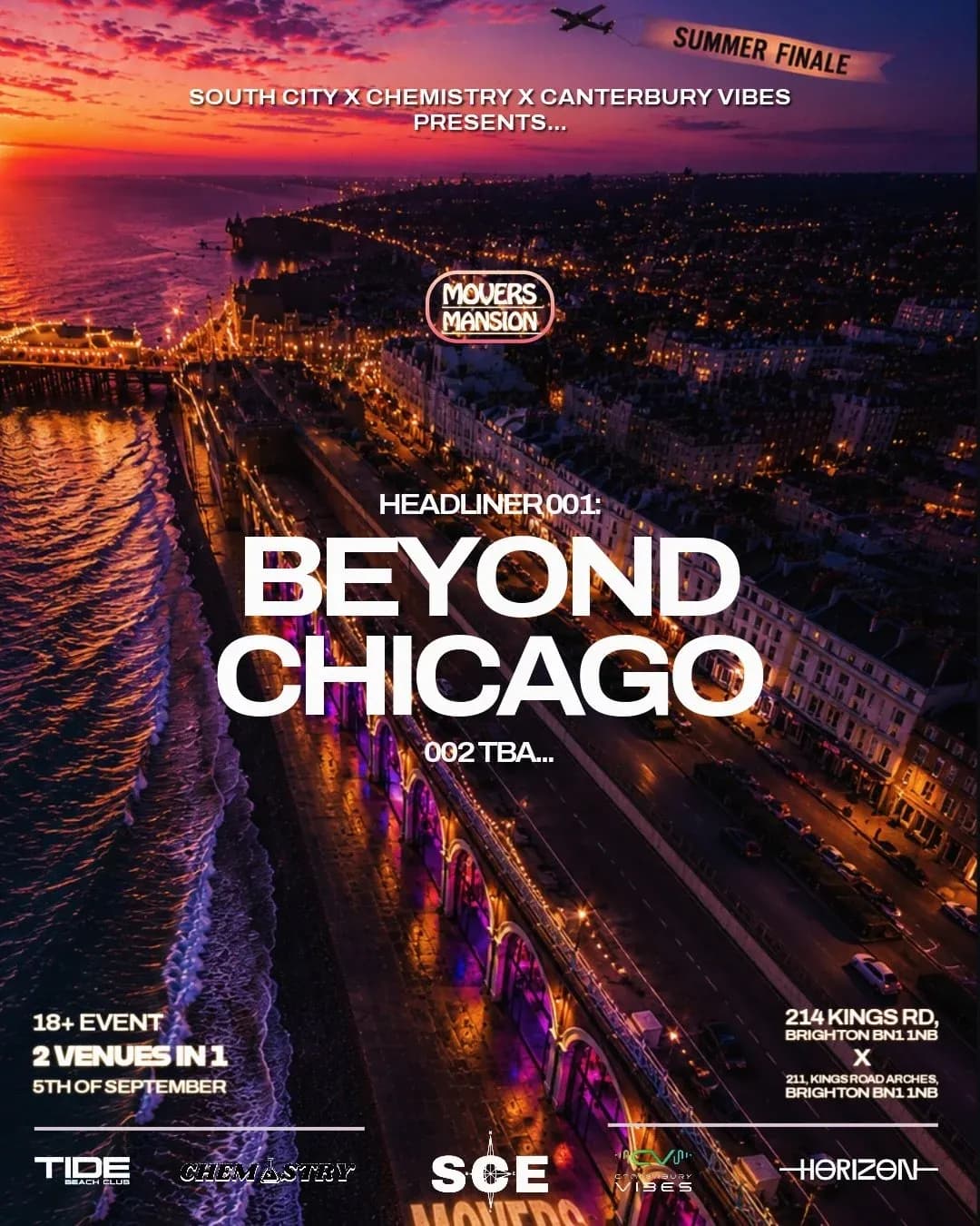 South City Events brings Movers Mansion to Brighton with Beyond Chicago across Horizon and Tide