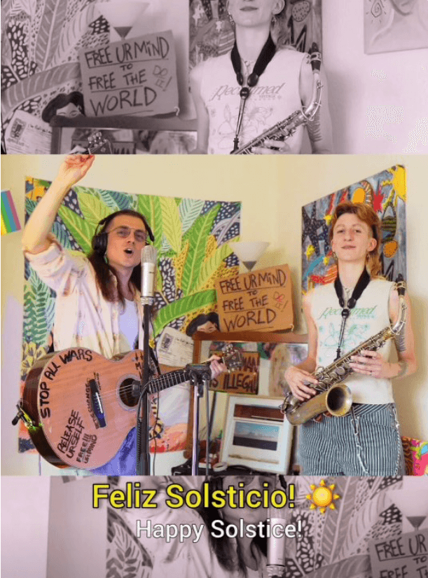Stevoo Hide and Luan Luan write a birthday song for Manu Chao and it goes viral
