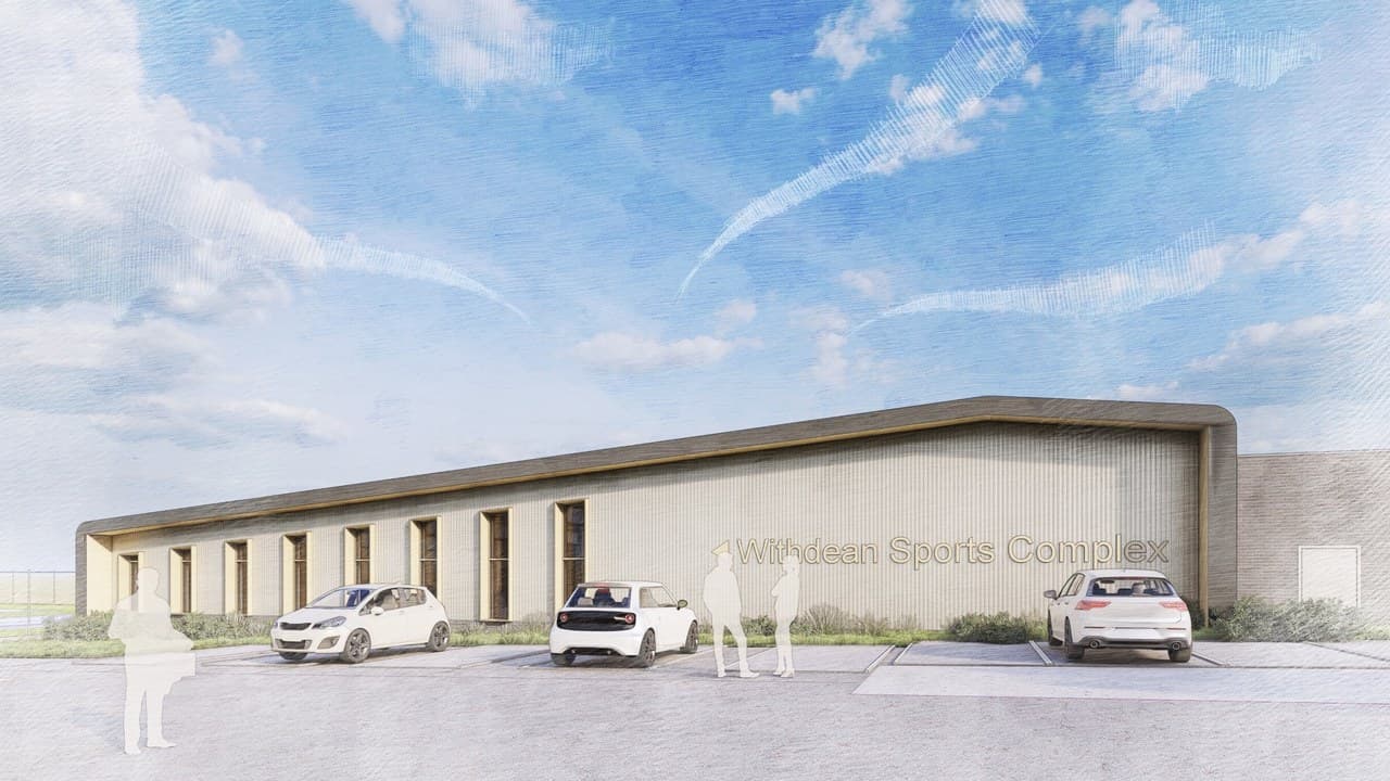 Artist impression of the proposed new swimming pool at Withdean Sports Complex